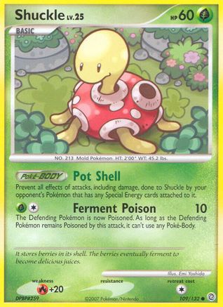 Shuckle 109/132 - Secret Wonders Reverse Holofoil