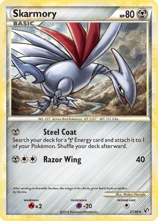 Skarmory 21/90 - HSUndaunted Reverse Holofoil