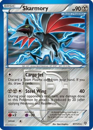 Skarmory 87/135 - Plasma Storm