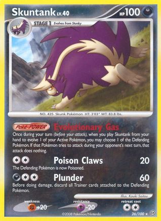 Skuntank 26/100 - Stormfront Reverse Holofoil