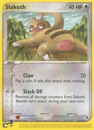 Slakoth 45/109 - Ruby and Sapphire