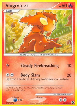 Slugma 83/106 - Great Encounters Reverse Holofoil