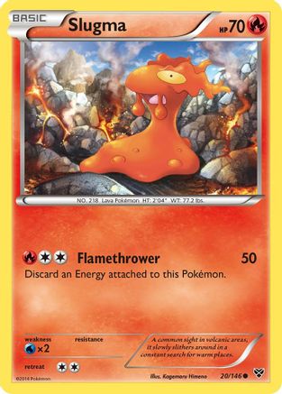 Slugma 20/146 - XY Reverse Holofoil