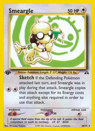 Smeargle 30/75 - Neo Discovery 1st Edition