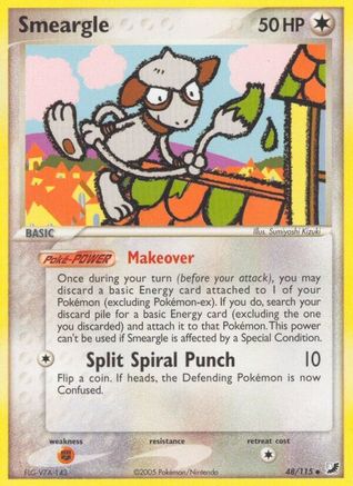 Smeargle 48/115 - Unseen Forces Reverse Holofoil