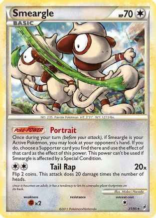 Smeargle 21/95 - Call of Legends Holofoil