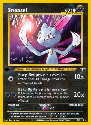 Sneasel 25/111 - Neo Genesis Unlimited