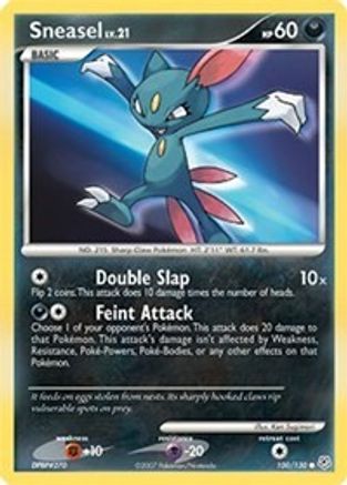 Sneasel 100/130 - Diamond and Pearl Reverse Holofoil