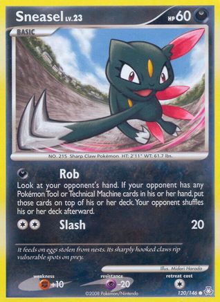 Sneasel 120/146 - Legends Awakened Reverse Holofoil