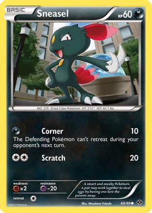 Sneasel 69/99 - Next Destinies Reverse Holofoil