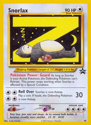 Snorlax 49/53 - Wizards Black Star Promos