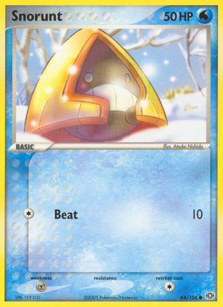 Snorunt 64/106 - Emerald Reverse Holofoil