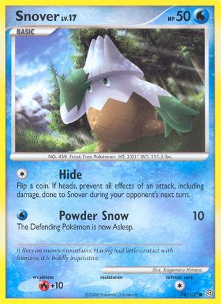 Snover 74/100 - Stormfront Reverse Holofoil