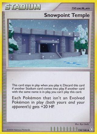 Snowpoint Temple 134/146 - Legends Awakened Reverse Holofoil