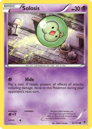 Solosis 42/101 - Plasma Blast Reverse Holofoil