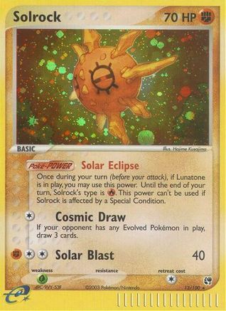 Solrock 13/100 - Sandstorm Reverse Holofoil