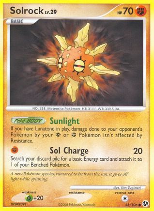 Solrock 85/106 - Great Encounters Reverse Holofoil