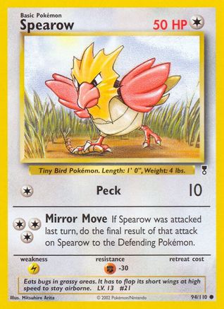 Spearow 94/110 - Legendary Collection