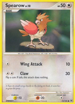 Spearow 74/100 - Majestic Dawn