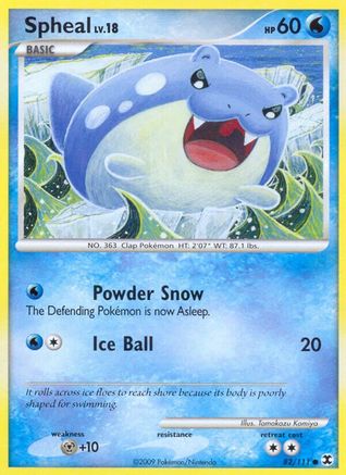 Spheal 82/111 - Rising Rivals Reverse Holofoil