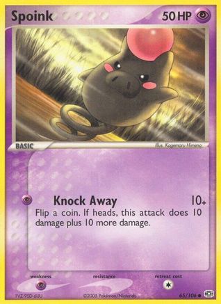 Spoink - 065/106 65/106 - Emerald