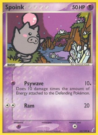 Spoink 62/100 - Crystal Guardians