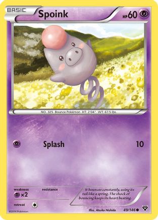 Spoink 49/146 - XY Base Set Reverse Holofoil