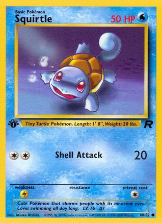 Squirtle 68/82 - Team Rocket Unlimited