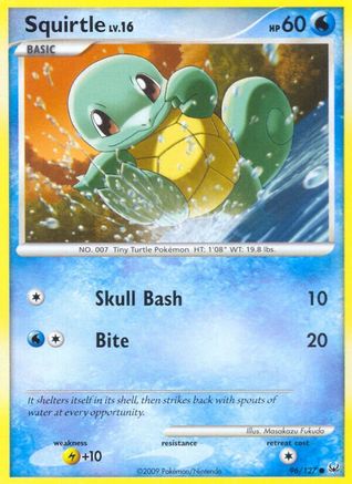 Squirtle 96/127 - Platinum Reverse Holofoil