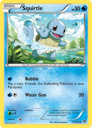 Squirtle 14/101 - Plasma Blast