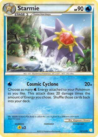 Starmie 53/123 - HeartGold & SoulSilver