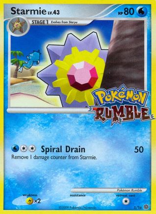 Starmie 5/16 - Pokmon Rumble