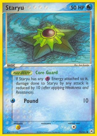 Staryu 75/101 - Hidden Legends Reverse Holofoil