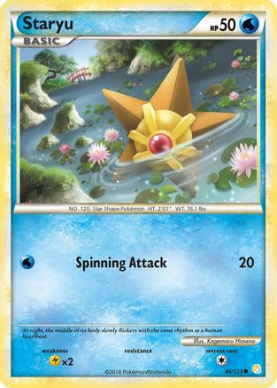 Staryu 84/123 - HeartGold & SoulSilver Reverse Holofoil