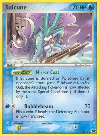 Suicune 4/17 - POP Series 2 Holofoil