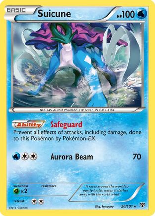 Suicune 20/101 - Plasma Blast