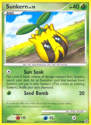 Sunkern 114/132 - Secret Wonders