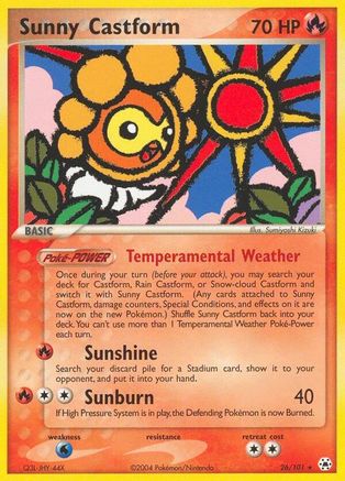 Sunny Castform 26/101 - Hidden Legends