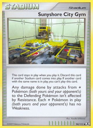 Sunyshore City Gym 94/111 - Rising Rivals Reverse Holofoil