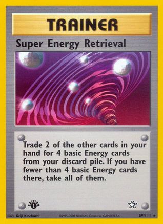 Super Energy Retrieval 89/111 - Neo Genesis Unlimited