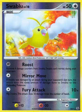 Swablu SH5/127 - Platinum Reverse Holofoil