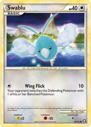 Swablu 78/102 - HSTriumphant Reverse Holofoil