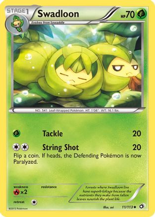 Swadloon 11/113 - Legendary Treasures Reverse Holofoil