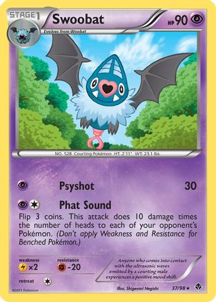 Swoobat 37/98 - Emerging Powers Reverse Holofoil