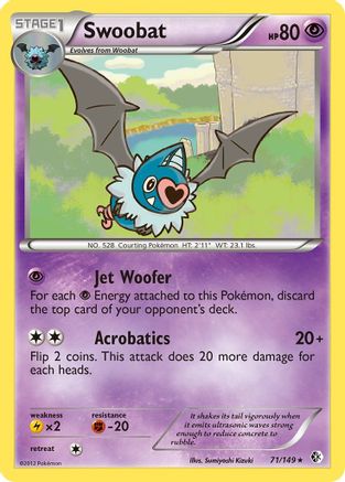 Swoobat 71/149 - Boundaries Crossed Reverse Holofoil