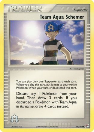 Team Aqua Schemer 69/95 - Team Magma vs Team Aqua Reverse Holofoil