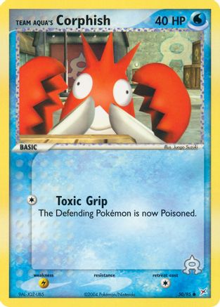 Team Aqua's Corphish - 50/95 50/95 - Team Magma vs Team Aqua Reverse Holofoil