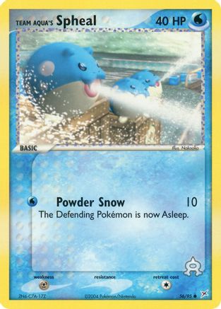 Team Aqua's Spheal - 56/95 56/95 - Team Magma vs Team Aqua