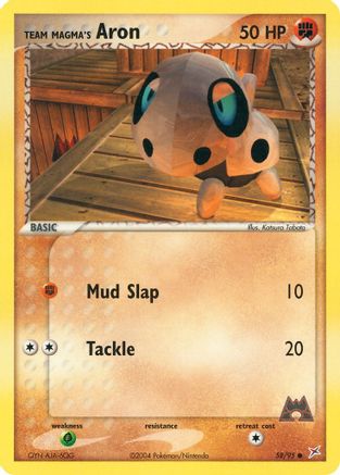 Team Magma's Aron - 58/95 58/95 - Team Magma vs Team Aqua