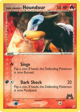 Team Magma's Houndour - 35/95 35/95 - Team Magma vs Team Aqua